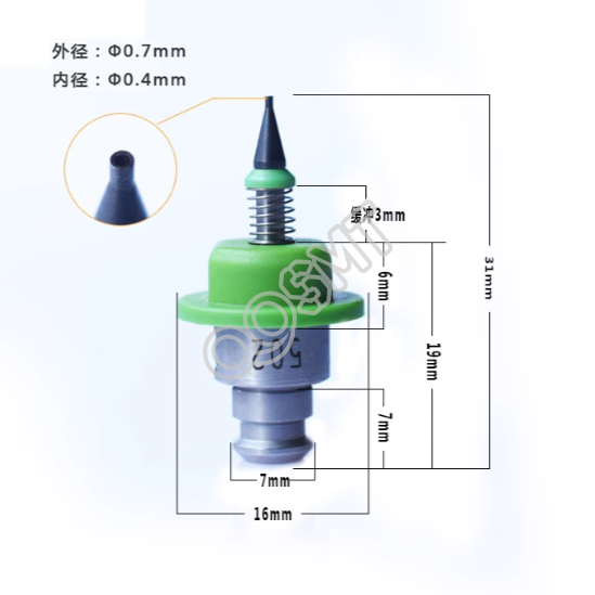 JUKI Mounter Original New 502 Nozzle  E36017290A0 / 40001340