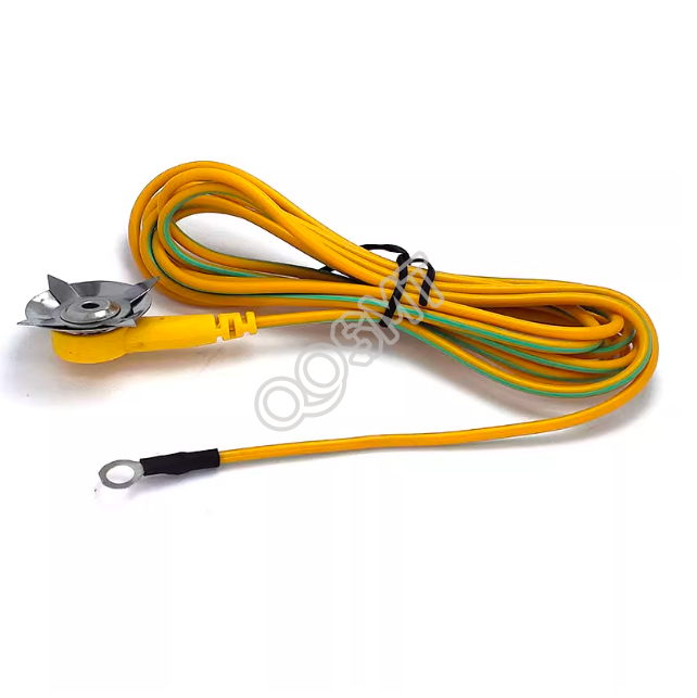 Anti-static grounding wire for tabletop, grounding clip for table mat, anti-static clip for workbench, anti-static insulated wire, anti-static clamp