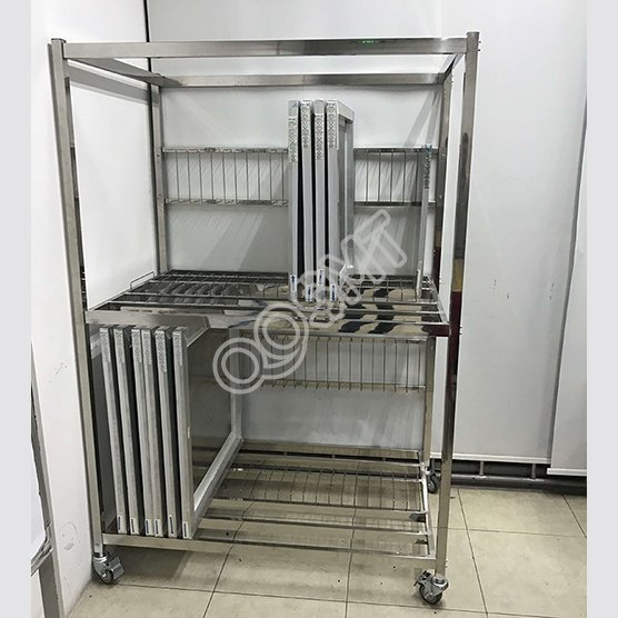 Stainless steel stencil rack  wire mesh display cabinet  SMT stencil storage rack  detachable
